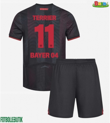 Bayer Leverkusen Martin Terrier #11 Hemmaställ Barn 2025-26 Kortärmad (+ Korta byxor)